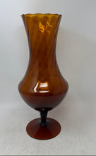 Load image into Gallery viewer, Amber Glass Large Collectibles Series Freestanding Tabletop Decorative Vase
