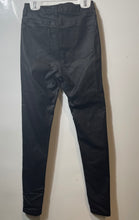Load image into Gallery viewer, Redial Womens Black Flat Front Pockets Skinny Leg Trouser Pants Size S/36

