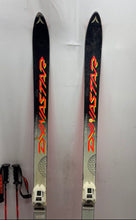 Load image into Gallery viewer, Dynastar Black And Gray Professional Winter Sports Skis Set With Poles
