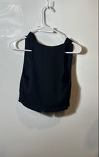 Load image into Gallery viewer, Zara Womens Black Sleeveless Cowl Neck Pullover Cropped Blouse Top Size XS
