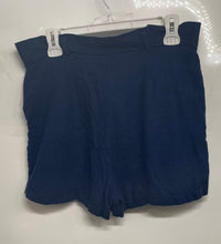Load image into Gallery viewer, Forever 21 Womens Blue Flat Front Slash Pocket Chino Shorts Size Medium
