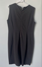 Load image into Gallery viewer, Calvin Klein Womens Black Sleeveless Knee Length Back Zip Sheath Dress Size 14
