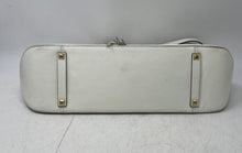 Load image into Gallery viewer, Brian Atwood Womens White Leather Inner Pockets Double Handle Tote Handbag
