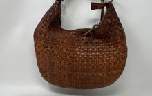 Load image into Gallery viewer, Vilenca Holland Womens Brown Inner Pockets Zipper Shoulder Hobo Handbag
