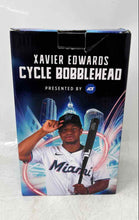 Load image into Gallery viewer, ADT Multicolor Miami Marlins Xavier Edwards #63 Cycle Baseball Bobblehead
