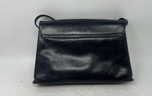 Load image into Gallery viewer, Francesco Biasia Womens Black Inner Pockets Flap Shoulder Handbag
