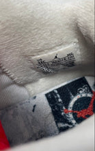 Load image into Gallery viewer, Nike Unisex Kids Air Jordan 4 IM4028-100 White Gray Black Sneakers Shoes Sz 12C
