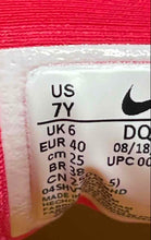 Load image into Gallery viewer, Nike Boys Air Max Dawn White Yellow Green Red Lace-Up Sneakers Shoes Size 7Y
