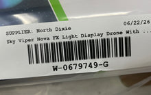 Load image into Gallery viewer, Sky Viper Nova FX Light Display Drone &amp; Control With Accessories Not Tested
