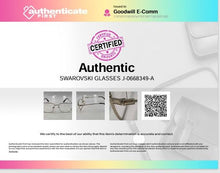 Load image into Gallery viewer, Authentic Swarovski Women's Pale Gold Tone Tortoise Glasses
