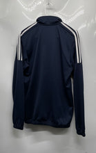 Load image into Gallery viewer, Adidas Womens Essentials 3-Stripes Tricot Dark Blue Full-Zip Track Jacket Size M
