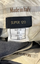 Load image into Gallery viewer, Kirkland Mens Gray Pleated Front Straight Leg Cuffed Hem Dress Pants Size 33x32
