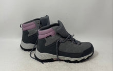 Load image into Gallery viewer, Adventuridge Womens Gray Purple Lace-Up Mid Top Trail Hiking Boots Size 8
