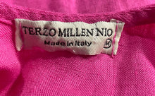 Load image into Gallery viewer, Terzo Millennio Womens Pink Ruffled Hem Sleeveless Mini Dress Size Medium
