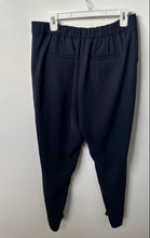 Load image into Gallery viewer, Banana Republic Womens Hayden Blue Flat Front Straight Leg Ankle Pants Size M

