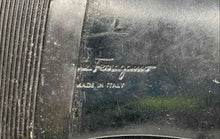 Load image into Gallery viewer, Authentic Salvatore Ferragamo Womens Black Leather Pump Heels Size 7B Damaged
