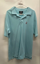 Load image into Gallery viewer, Psycho Bunny Mens Blue Short Sleeve Collared 2-Button Golf Polo Shirt Size 8
