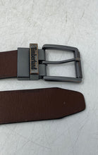 Load image into Gallery viewer, Timberland Mens Black Leather Adjustable Buckle Dress Belt
