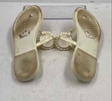 Load image into Gallery viewer, Authentic Tory Burch Womens Melody Jelly Ivory Slip-On Thong Sandals Size 6
