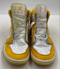 Load image into Gallery viewer, Authentic Nike Womens Air Jordan 1 Mid Yellow White Sneakers Shoes Size 6.5

