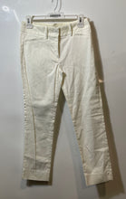 Load image into Gallery viewer, Zara Basic Womens White Flat Front Pockets Straight Leg Ankle Pants Size 2
