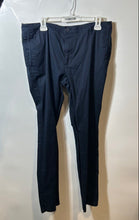 Load image into Gallery viewer, Armani Exchange Mens Blue Flat Front Slash Pocket Slim Fit Chino Pants Size 34
