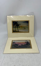 Load image into Gallery viewer, Jack Blackman The Artist Atlantis Sunset Anchorage &amp; Sunrise Signed Prints 2 Pcs
