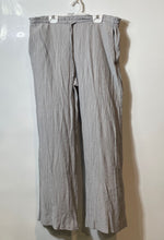 Load image into Gallery viewer, Zara Womens Gray Wide-Leg Drawstring Elastic Waist Trousers Pants Size Medium
