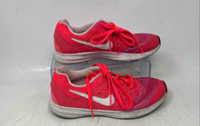 Load image into Gallery viewer, Nike Girls Downshifter 7 869973-600 Pink Lace-Up Sneaker Shoes Size 2Y

