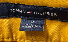 Load image into Gallery viewer, Tommy Hilfiger Womens Mustard Yellow Flat Front Pockets Ankle Pants Sz 2 W/ Tags

