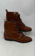 Load image into Gallery viewer, Saks Fifth Avenue Mens Brown Round Toe Lace-Up Ankle Boots Size 10M
