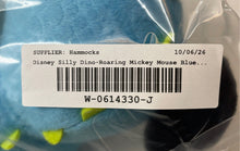 Load image into Gallery viewer, Disney Blue Silly Dino-Roaring Mickey Mouse Interactive Plush Toy Not Tested

