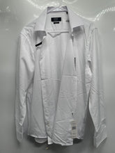 Load image into Gallery viewer, Jones New York Signature Mens White Slim Fit Button-Up Shirt Size L 16-16.5
