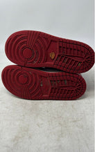 Load image into Gallery viewer, Nike Boys Air Jordan 1 FD2597-602 Red Black Leather Sneakers Shoes Size 10C

