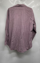 Load image into Gallery viewer, Calvin Klein Mens Purple Plaid Stretch Non-Iron Slim Fit Dress Shirt Size XL
