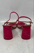 Load image into Gallery viewer, Sam Edelman Womens Kit Pink Beige Leather High Heel Slingback Sandals Size 9.5M
