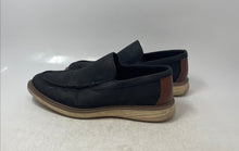 Load image into Gallery viewer, Perry Ellis Mens Coolidge Black Brown Moc Toe Slip-On Loafer Shoes Size 8.5

