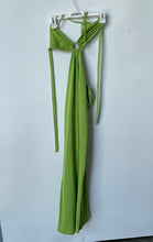 Load image into Gallery viewer, Princess Polly Womens Green Halter Neck Wide-Leg One-Piece Jumpsuit Size XS/S

