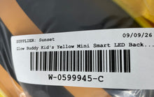 Load image into Gallery viewer, GlowBuddy Kids Yellow Zipper Top Handle Mini Smart LED Backpack Not Tested
