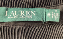 Load image into Gallery viewer, Ralph Lauren Womens Black Pleated V-Neck Long Sleeve Blouse Top Size XL
