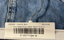 Load image into Gallery viewer, Zara Womens Blue Medium Wash Denim The Marine Straight Leg Jeans Size 6

