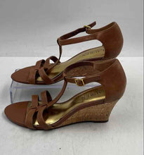 Load image into Gallery viewer, Authentic Lauren Ralph Lauren Womens Harleen Brown Ankle Strap Sandals Size 6.5B
