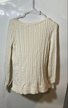 Load image into Gallery viewer, Lauren Ralph Lauren Womens Beige Cotton Boat Neck Long Sleeve Pullover Sweater S
