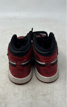 Load image into Gallery viewer, Nike Boys Air Jordan 1 FD2597-602 Red Black Leather Sneakers Shoes Size 10C

