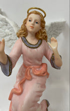Load image into Gallery viewer, Hand Painted Angel In A Pink Gown Porcelain Decorative Figurine Collectible
