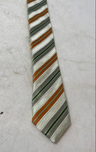 Load image into Gallery viewer, Ermenegildo Zegna Mens Multicolor Striped Adjustable Pointed Tie One Size
