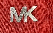 Load image into Gallery viewer, Michael Kors Womens Red Long Sleeve Kangaroo Pocket Pullover Hoodie Size M
