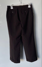 Load image into Gallery viewer, New York &amp; Company Womens Brown Cuffed Straight-Leg Dress Pants Size 6P
