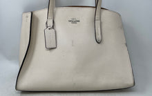 Load image into Gallery viewer, Coach Womens White Inner Pockets Double Handle Shoulder Handbag Peeling Material
