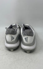Load image into Gallery viewer, Adidas Mens Icon Bounce CG5252 White Silver-Tone Baseball Cleats Size 13.5
